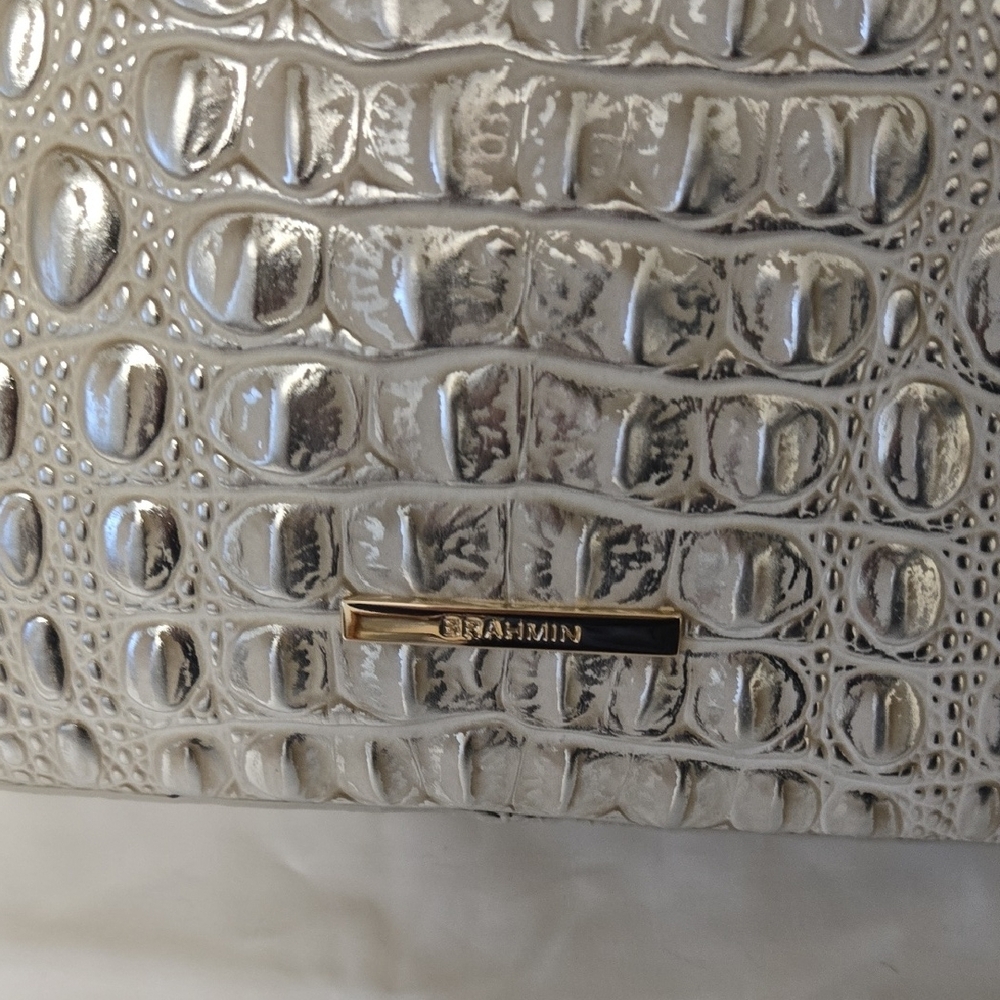 Brahmin Abbott Shoulder Bag In Ivory Dream Melbourne. NWT - Picture 6 of 16